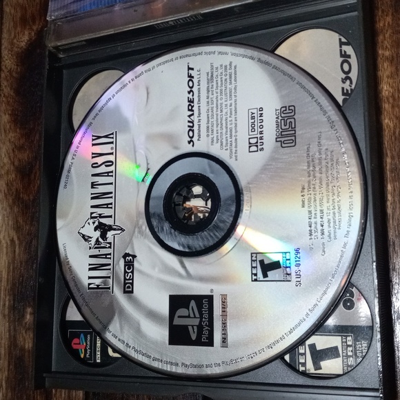 G-15 PS1 BLACK LABEL 4 DISC - FINAL FANTASY IX game - Picture 7 of 12